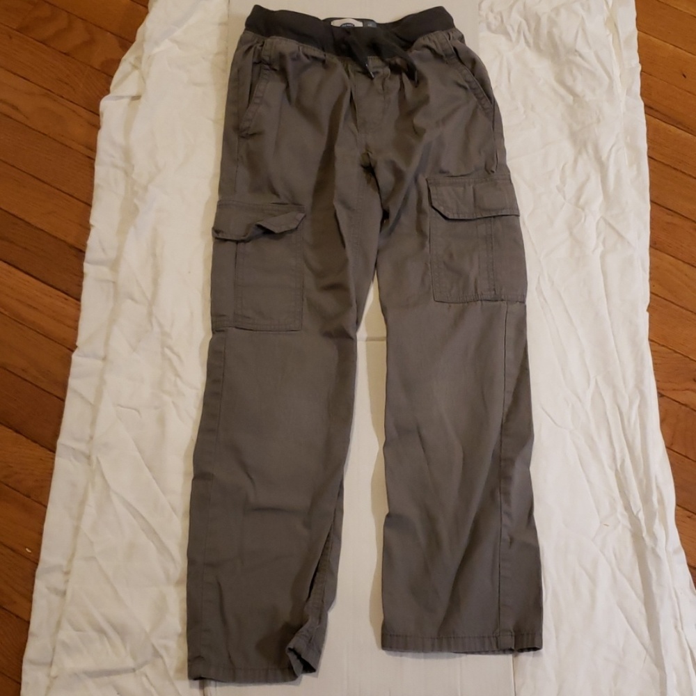 Old Navy boys drawstring waist cargo pants10-12